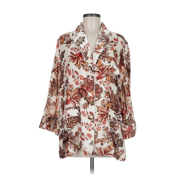 Cara Cara Venezia Jacket in Jacobean Rayon Silk Size Medium New with tags